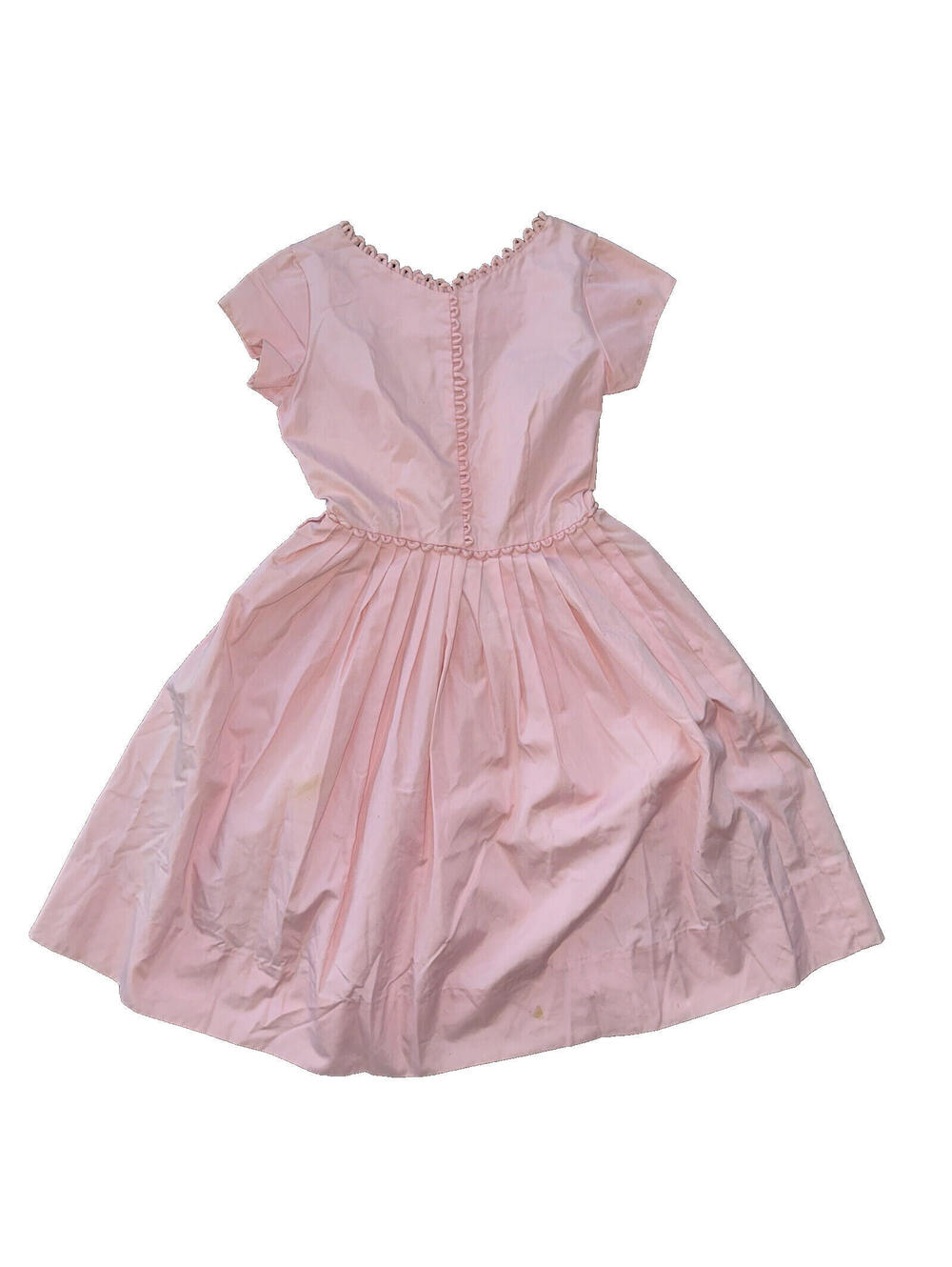 Vintage USA Rockabilly Womens Dress Pattern Pink 60s 70s Sanforized Princess